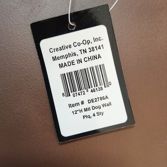 2 Brand New Metal Poodle Pictures - Distressed looking - Picture 5 of 9